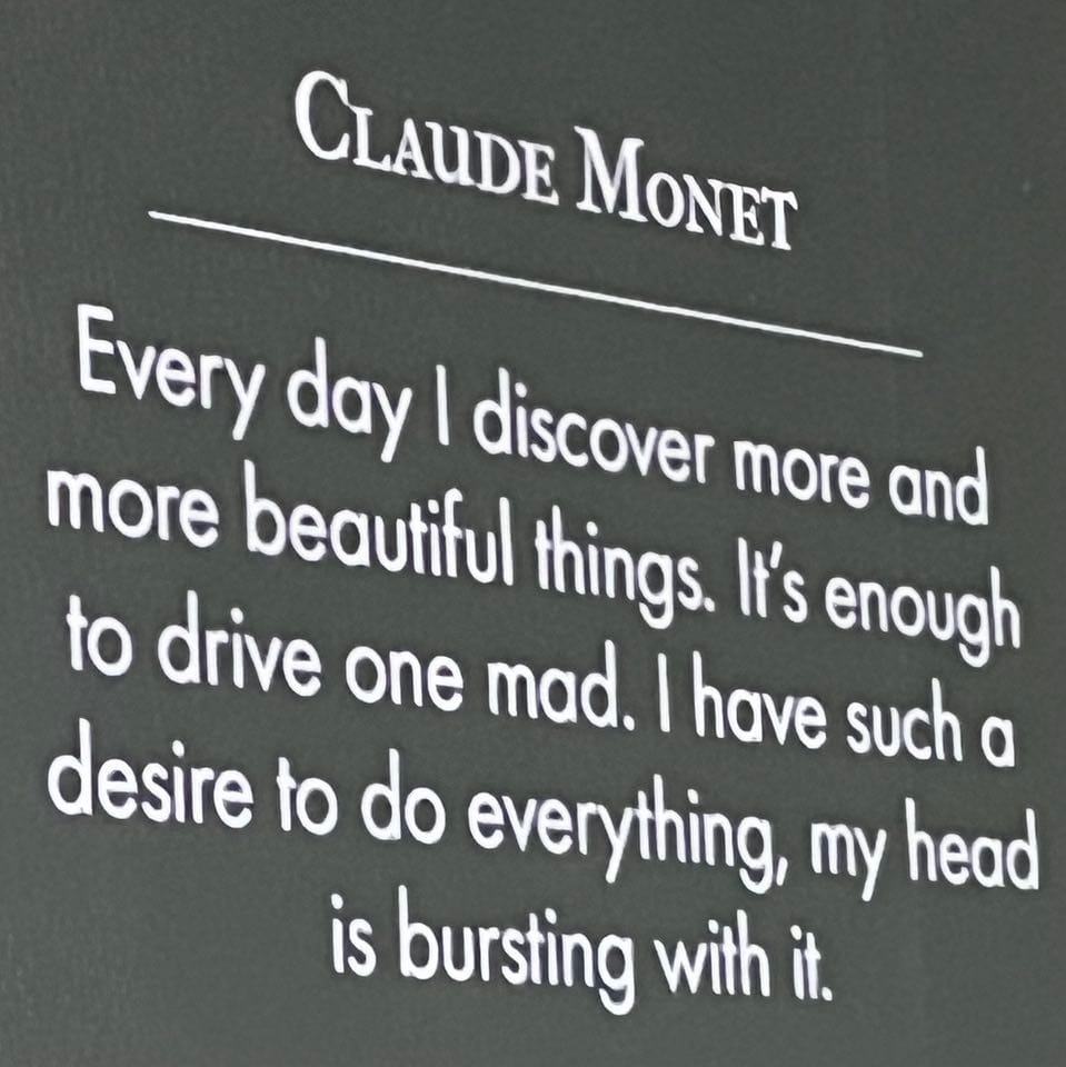 Every day I discover more and more beautiful things. It's enough to drive one made. I have such a desire to do everything, my head is bursting with it.