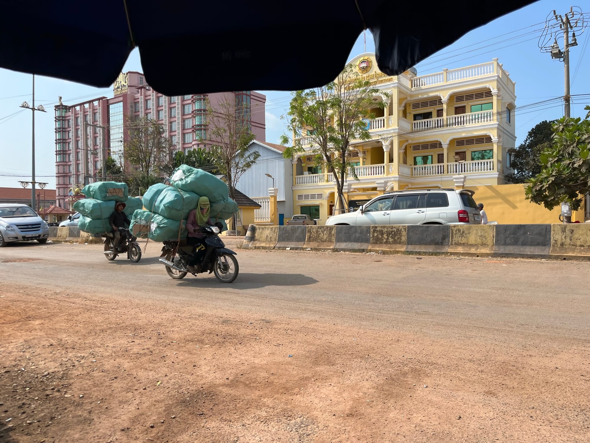 View from the cafe, cambodia